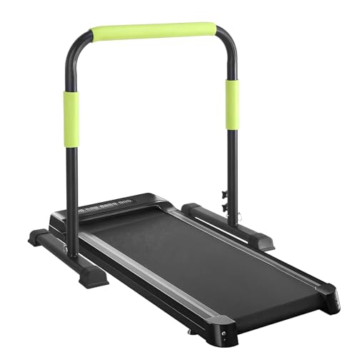 Green Adjustable Walking Pad Handle Bar 31.4-43.4 Inch Safety Handrail for Treadmills