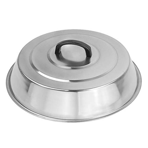 12 Inch Stainless Steel Griddle Dome Cover for Cooking & Melting Cheese