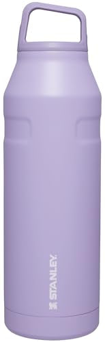 Lavender 50 Oz Insulated Water Bottle with Wide Mouth & Leakproof Lid