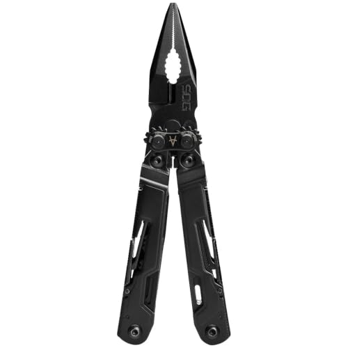 Black SOG PowerPint Mini Compact Stainless Steel Multi-Tool with 18 Tools