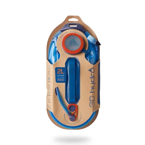 Gregory 3D Hydro 2L Day Hiking/Backpacking Hydration Water Reservoir/Bladder, Ocean/Orange