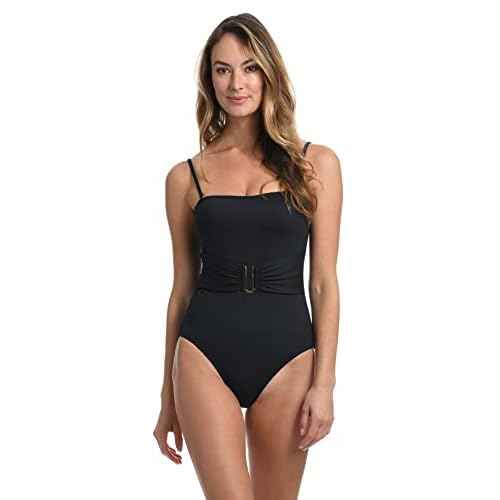 La Blanca Womens Island Goddess Bandeau One Piece SwimsuitOne Piece Swimsuit