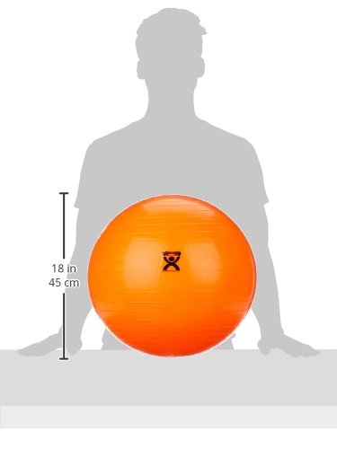 Rolyan Energizing Exercising Balls, Yellow, 17 3/4"