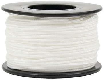 Atwood Micro Sport Cord 1.18mm X 125 Ft Small Spool Lightweight Braided Cord (White)
