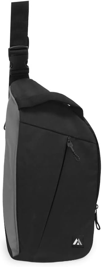 Everest Daily Sling Bag, Black/Gray, One Size
