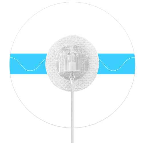 Universal Adhesive Patches for CGM and Insulin Pumps, 0.8-Inch Hole, 20 Pack Waterproof & Breathable Clear Patches, Pre-Cut Adhesive Tape, CGM Protection,Skin-Friendly Patches for 10-14 Days