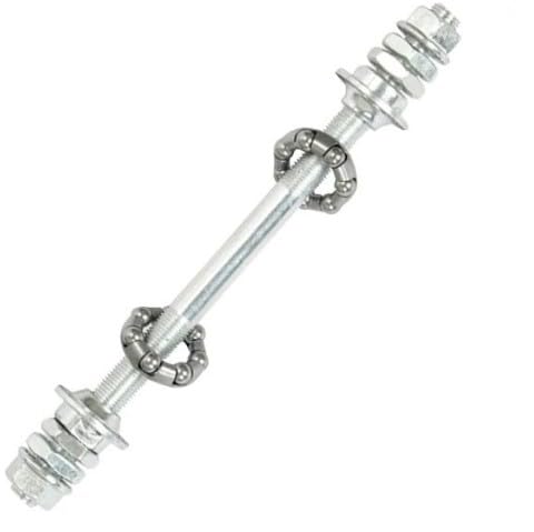 6.89 inch Bike Rear Axle Bearings, Silver, High Strength, Lightweight, Simple Installation, Replacement Wheel Hub Axle, General Purpose