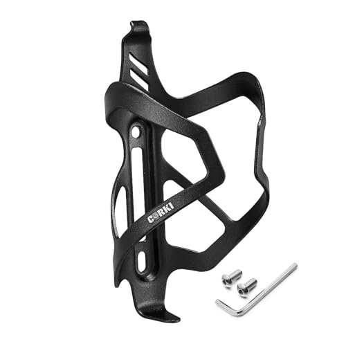 Corki Bike Water Bottle Holder Black 1-Pack - Bicycle Water Cage