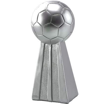 10-Inch Soccer Trophy with Custom Engraving – Metallic Award for Sports Tournament
