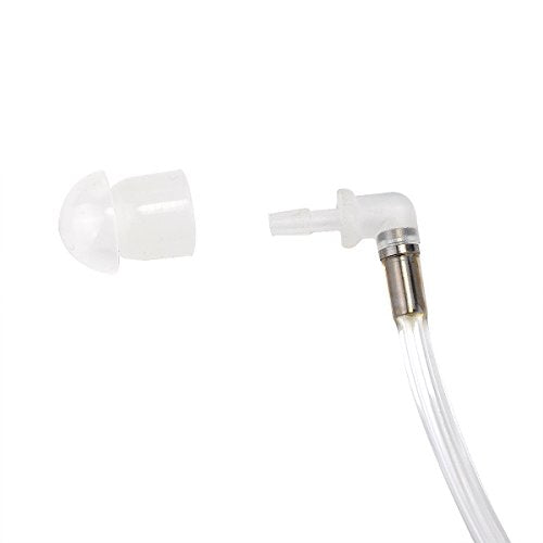 Replacement Mushroom Ear Tips for Radio Earbuds 50 pcs - Acoustic Tube Style