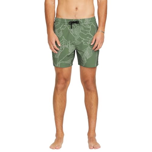 Volcom Mens Mod-tech 20" Boardshorts ? 4-Way Stretch Swim Trunks with Cinch Fly and Quick-Dry Fabric