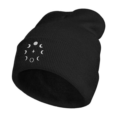 Goth Embroidery Beanie Knit Hat for Men & Women - Medium / Color27