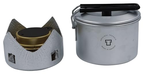 Trangia Micro Original Lightweight Compact Stove | Perfect for Solo Camping | Includes T-Cup w/Lid