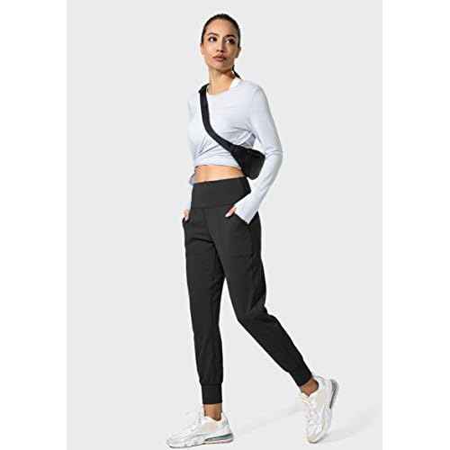 G Gradual Women's Joggers High Waisted Yoga Pants with Pockets Loose Leggings for Women Workout, Athletic, Lounge