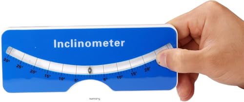 Portable Spinal Scoliometer for Measuring Spine Alignment with Metal Ball Insert