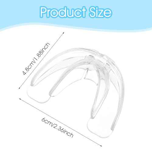 1 Piece Sports Mouth Guards Football with Case Youth Teeth Braces Clear Basketball Wrestling Boxing Taekwondo Lacrosse MMA Mouthguards Braces for Women Men