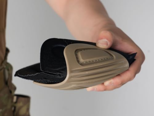 Tactical Knee Pads for Combat and Outdoor Activities - Khaki
