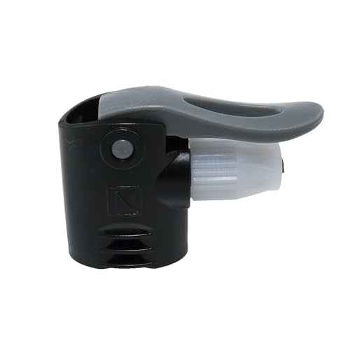 Black Dual Head Bike Pump Adapter Valve Quick Pump Fitting Replacement Nozzle Tire Valve Connector Valve Adapter 2PCS