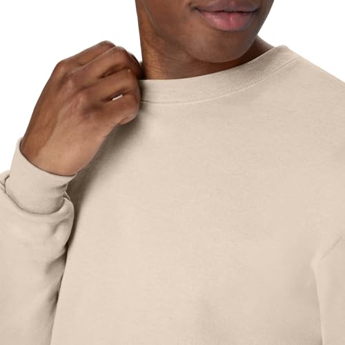 Men's EcoSmart Fleece Crewneck Sweatshirt - Big & Tall XX-Large Sand