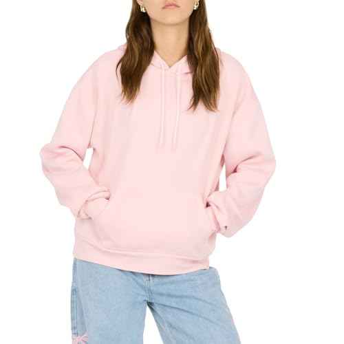 Forever 21 womens Oversized Fleece Hoodie With Kangaroo Pocket