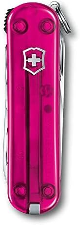 Victorinox Nail Clip 580 Multi-Tool - 8 Functions, Swiss Made with Nail File & Cleaner - Ruby
