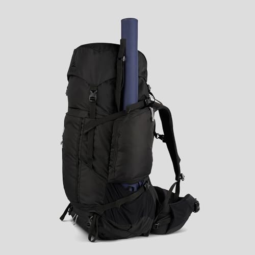 Kelty Coyote 60-105 Liter Internal Frame Backpack - Hiking, Backpacking, Travel, Adjustable Torso (65L / Black)