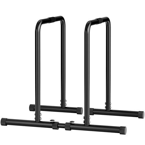 Adjustable Dip Bar Station for Strength Training - Heavy-Duty Multi-Function Fitness Equipment