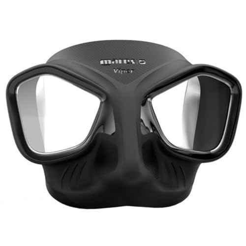 Mares Viper Mask for Freediving and Spearfishing - Low Volume Wide-Field Diving Mask with Fog-Resistant Silicone Skirt & Ergonomic Strap