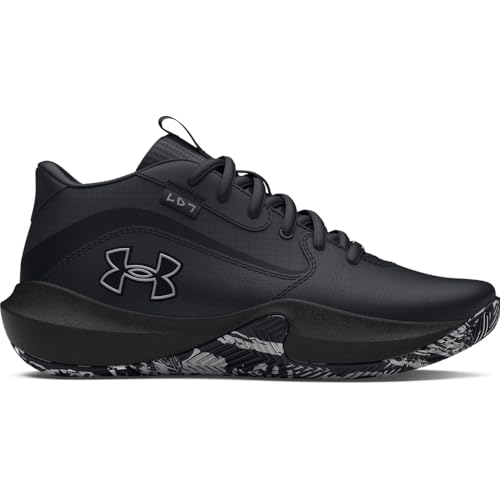 Under Armour Kids' Grade School Lockdown 7 Shoes - Big Kid Black Silver