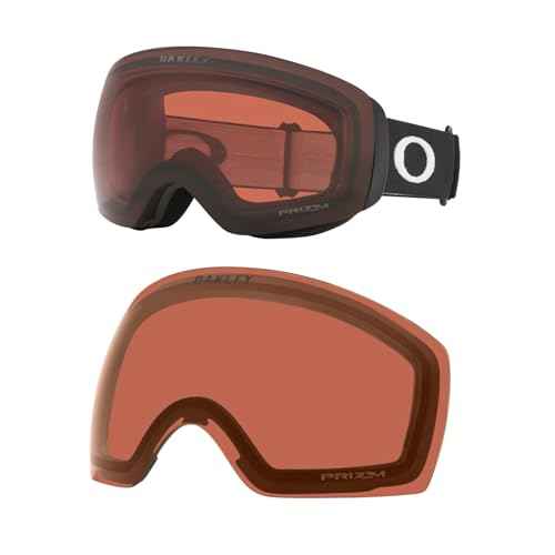 Oakley Flight Deck Medium Ski Goggles REPLACEMENT LENSES OO7064 For Men For Women+ Bundle Microfiber Pouch