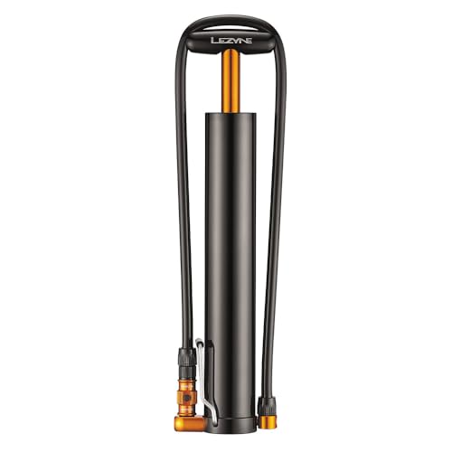 LEZYNE Micro Floor Drive XL Bicycle Hand Pump, Extra High Volume 35psi, Plus-size Tires, Portable Bike Pump