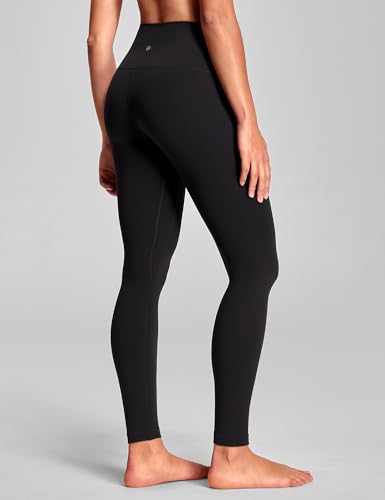 HeyNuts Luxuriously Soft Yoga Pro Leggings 28 Inches - Medium Black - Variation of Yoga Pro 2.0