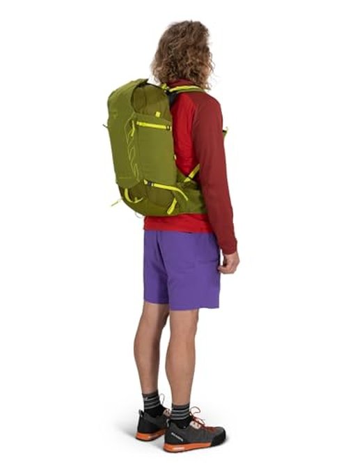 Osprey Talon Velocity 20L Men's Hiking Backpack, Dark Charcoal/Tumbleweed, S/M