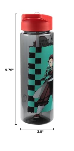 Demon Slayer Characters 24 Oz. Plastic Water Bottle