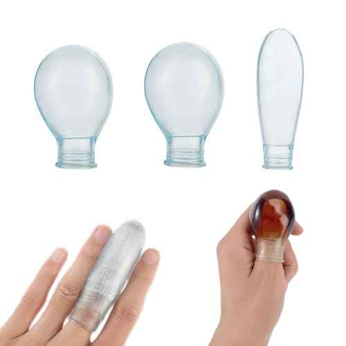 Waterproof Finger Protectors for Shower & Swimming - Comfortable, Durable, Reusable Silicone Sleeves Toe Cover for Nail Care & Nail Soaking (2 Large 1 Long)