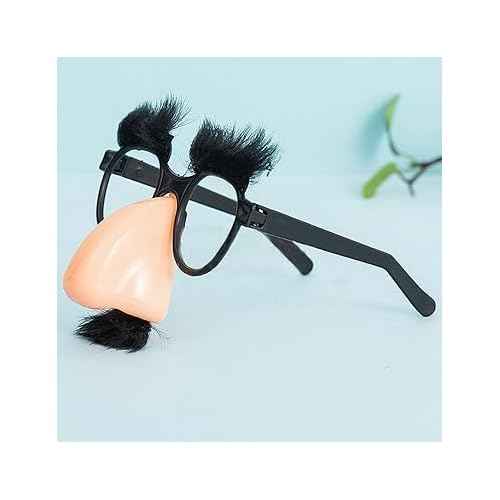 2Pcs Disguise Glasses With Funny Nose Add Fun To Your Celebrations Funny Glasses for Costume Halloween and Birthday Parties