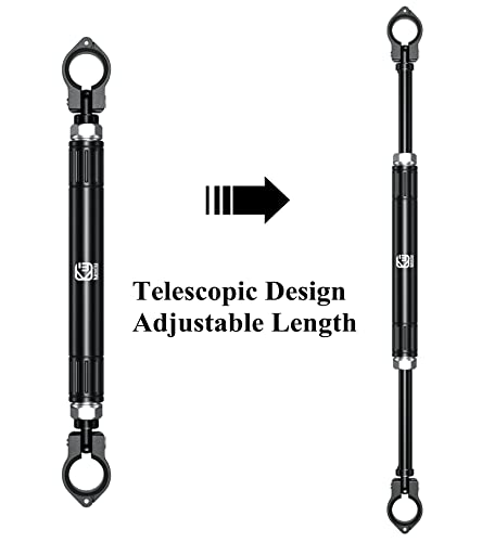 Aluminum Alloy Cross Bar Balance Bar for Motorcycle Handlebar Reinforcement Adjustable Length