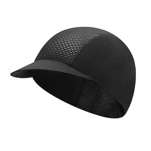 Cycling Cap for Men Women, Cooling Bike Hat with Sun Visor Summer Skull Cap Helmet Liner Bike Cap