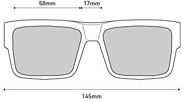 SPY Optic Cyrus, Square Sunglasses, Color and Contrast Enhancing Lenses