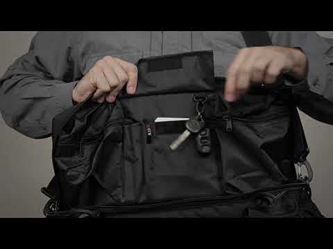 5.11 Tactical Patrol Ready 40 Liter Bag, Police Security Car Front Seat Organizer, Black, Style 59012ABR
