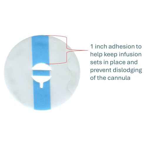 30pk Overpatches for Sure-T, TruSteel, Contact Detach - 90-Degree Steel Infusion Sets - Waterproof, Transparent, Breathable, Long Lasting