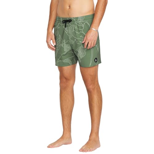 Volcom Mens Mod-tech 20" Boardshorts ? 4-Way Stretch Swim Trunks with Cinch Fly and Quick-Dry Fabric