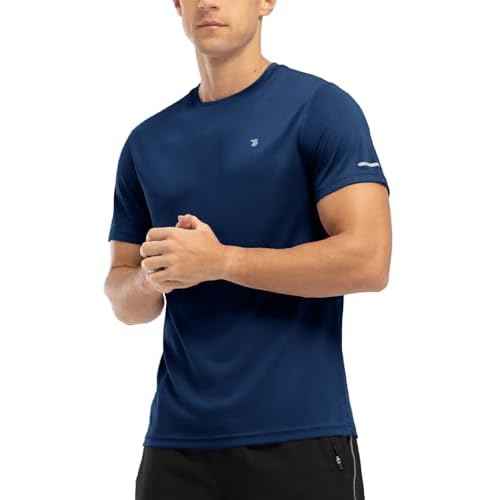 BGOWATU Men's UPF 50+ Short Sleeve Swim Shirts Quick Dry Sun Protection Rash Guard Fishing Athletic T-Shirt