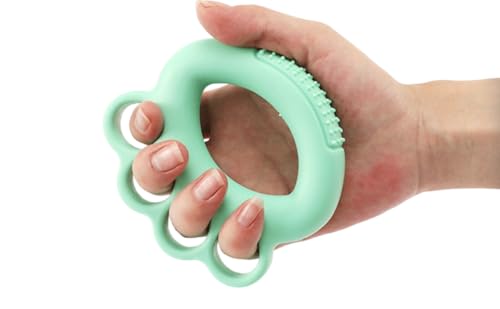 Hand Exercise Ball & Hand Grip Strengthener for Stress Relieve, Strength, Flexibility, Stroke Recovery, Arthritis, Anxiety, Physical Therapy and Muscle Massage as Rehabilitation Training Equipment, Set of 2