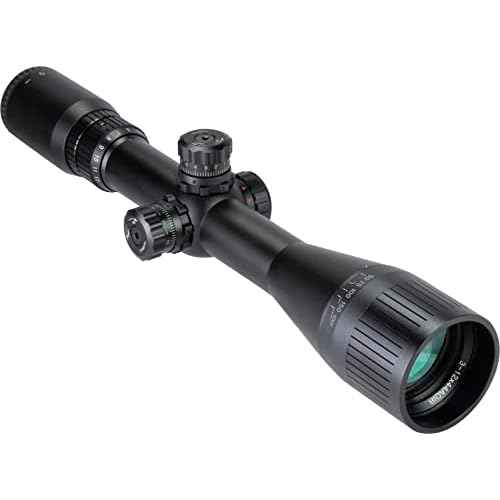 Barska Varmint Rifle Scope with Adjustable Objective for Hunting and Targeting