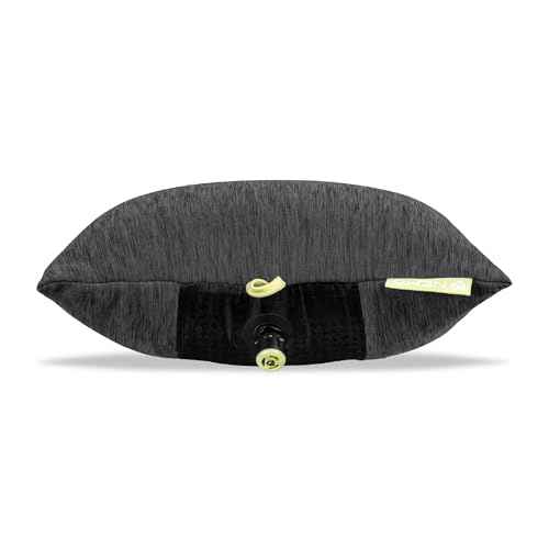 NEMO Equipment Fillo Elite Ultralight Backpacking Pillow - Black Pearl/Citron - One Size