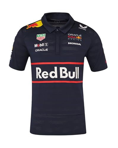 Castore Red Bull Racing F1 Men's Team Polo Shirt Large - 2025