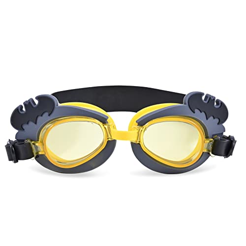 Kids Swim Goggles for Boys and Girls with Carrying Case - Yellow