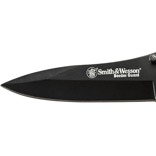 Smith & Wesson Border Guard SWBG6TS 10.1in Drop Point Serrated Folding Knife