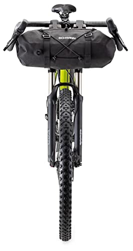 Schwinn Explorer Bike Bag, 9 Liter Handlebar Pouch, Tool Free Attachment, Waterproof, Bicycle Storage Accessories
